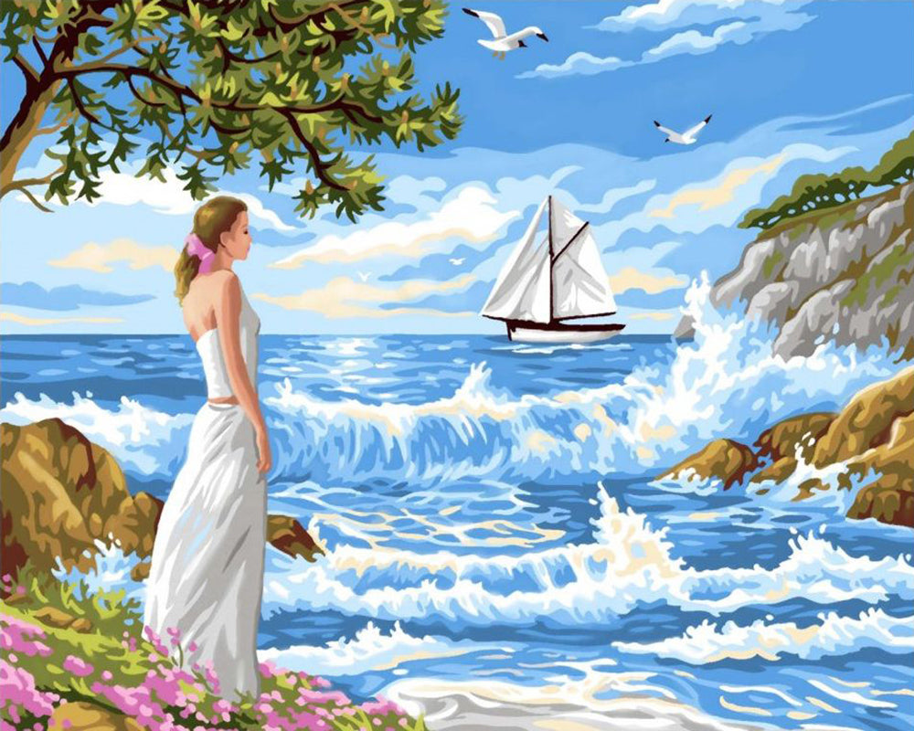 Seaside Dreamer - 40x50 cm paint by numbers kit