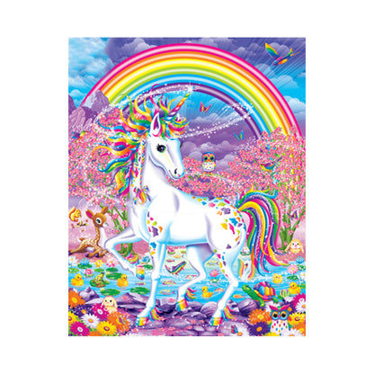 Rainbow Unicorn Wonderland - 40x50 cm paint by numbers kit