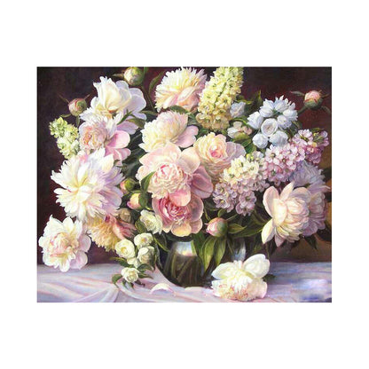 Blush Garden Bouquet - 40x50 cm paint by numbers kit