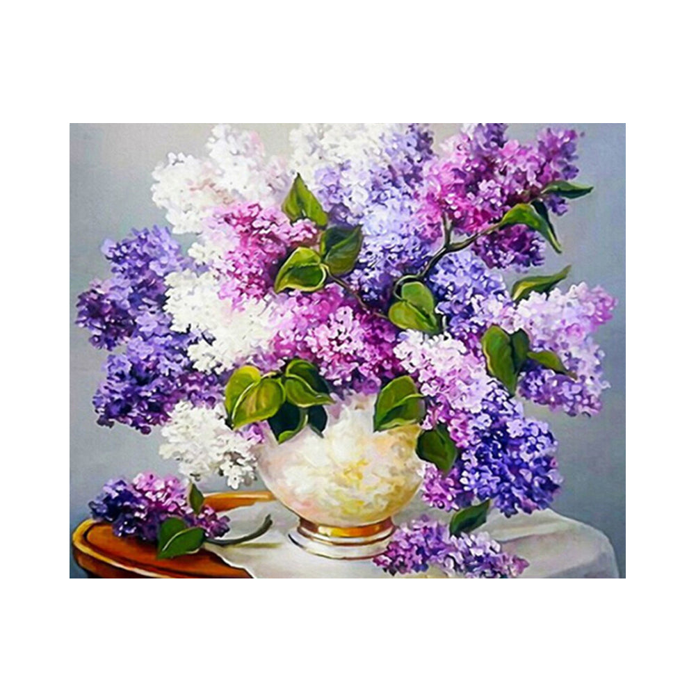 Lavender Lilac Bouquet - 40x50 cm paint by numbers kit