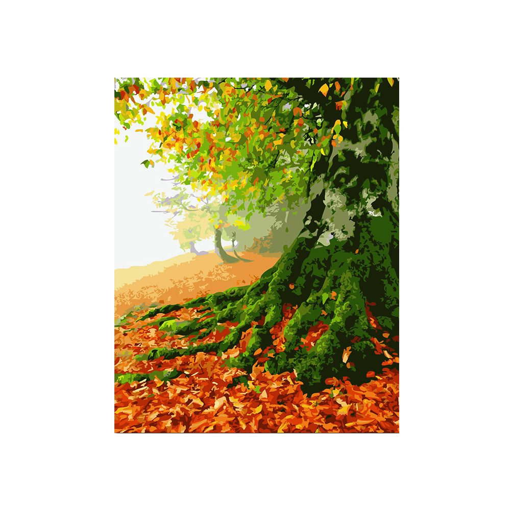 Ancient Tree in Autumn - 40x50 cm paint by numbers kit