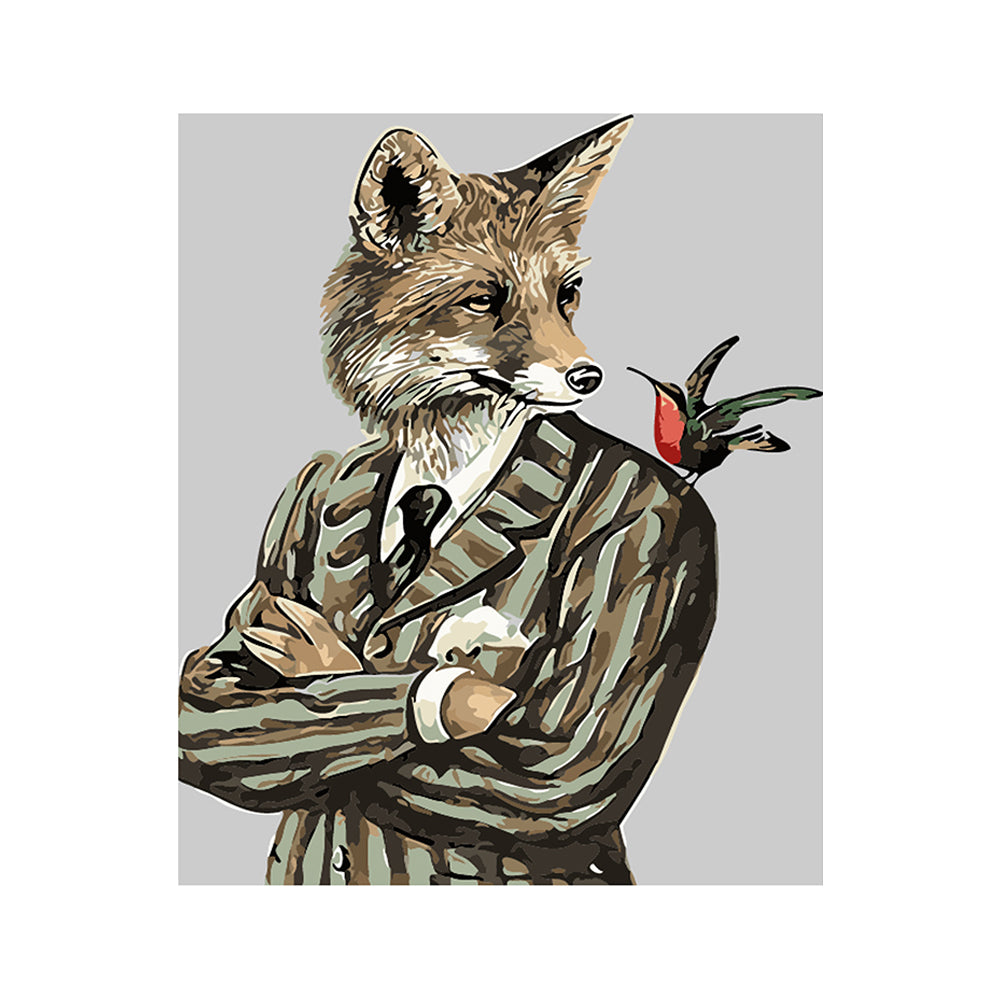 Gentleman Fox - 40x50 cm paint by numbers kit