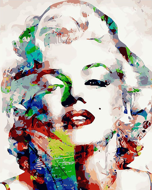 Colorful Vintage Muse - 40x50 cm paint by numbers kit