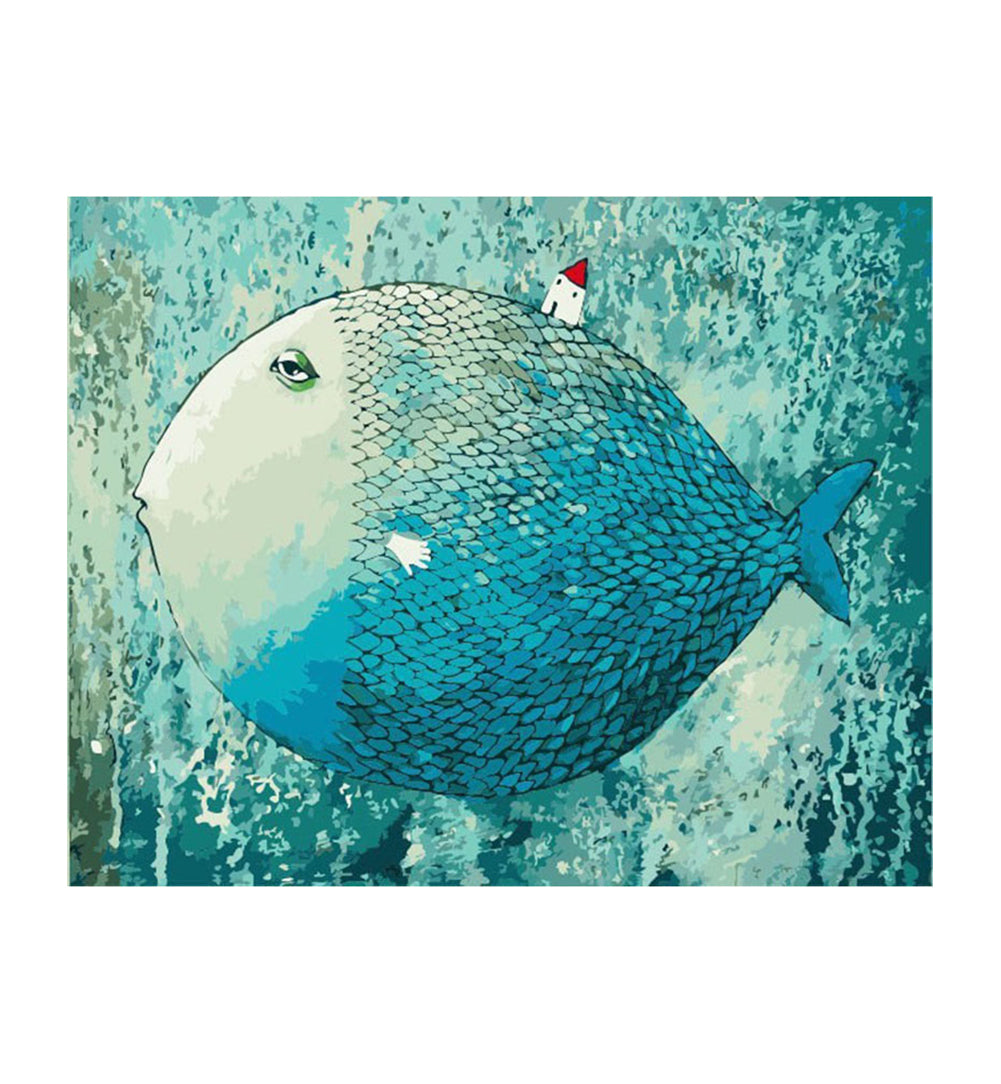 Dreamy Giant Fish - 40x50 cm paint by numbers kit