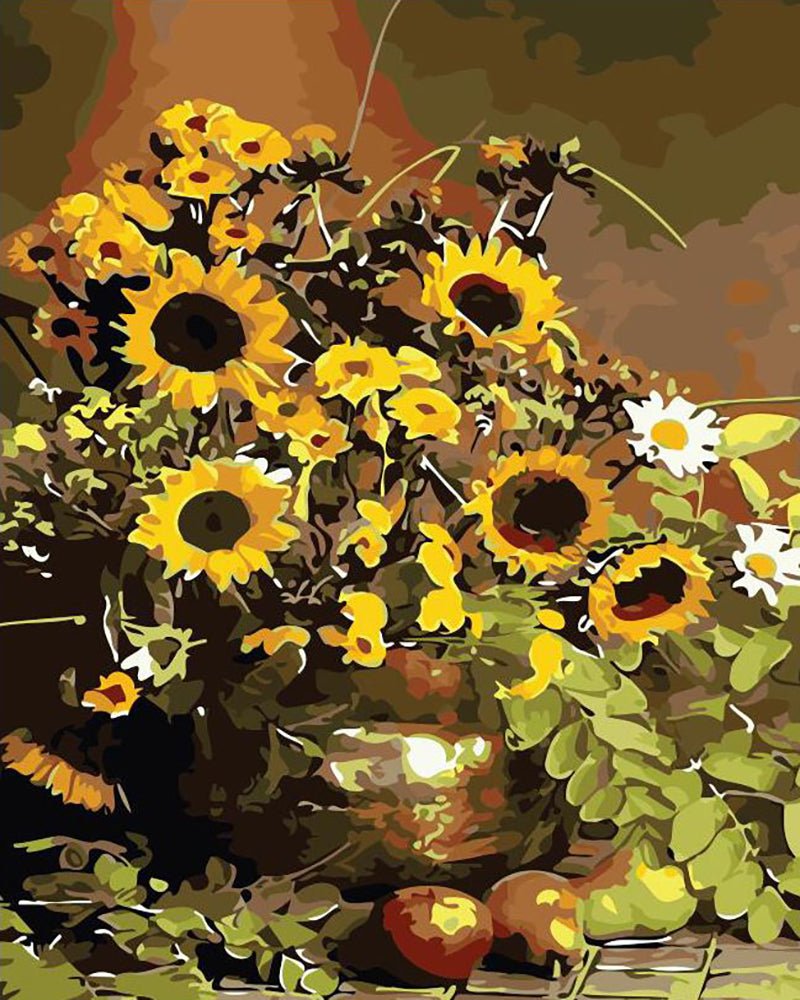 Rustic Sunflower Harvest - 40x50 cm paint by numbers kit