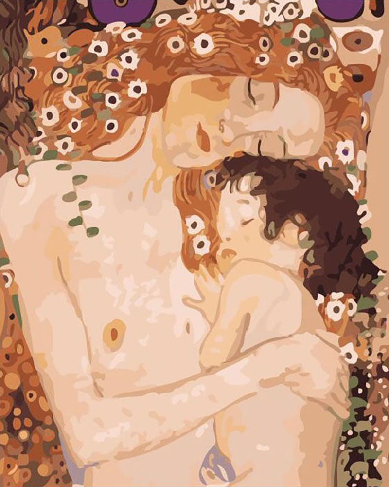 Tender Mother and Child - 40x50 cm paint by numbers kit