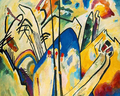 Colorful Abstract Composition - 40x50 cm paint by numbers kit