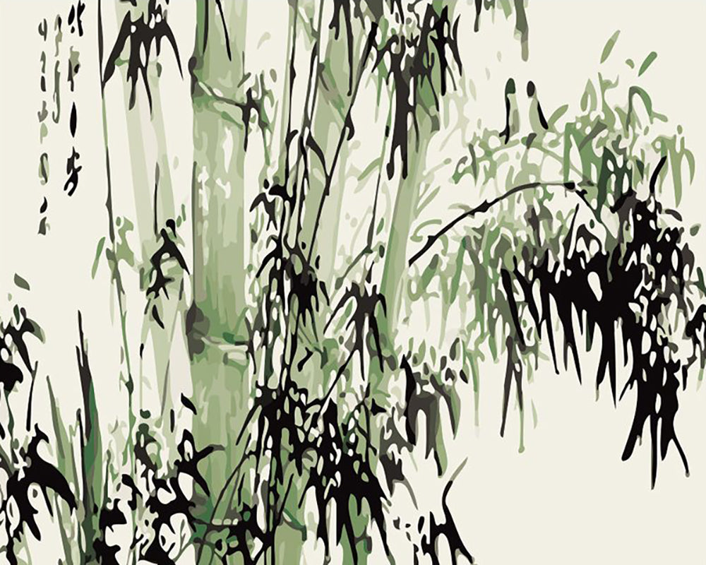 Peaceful Bamboo Grove - 40x50 cm paint by numbers kit