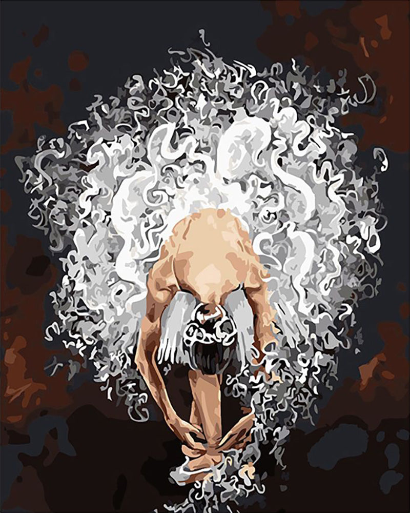 Ethereal Ballet Swirl - 40x50 cm paint by numbers kit