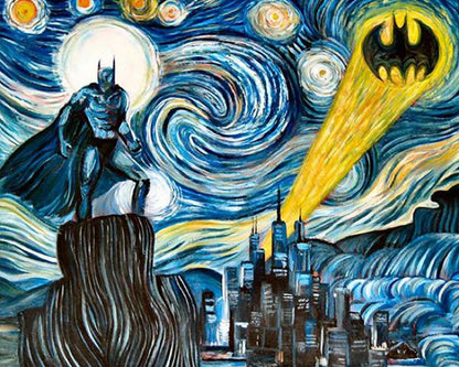 Starry City Guardian - 40x50 cm paint by numbers kit