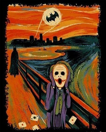 Crimson Night Scream - 40x50 cm paint by numbers kit
