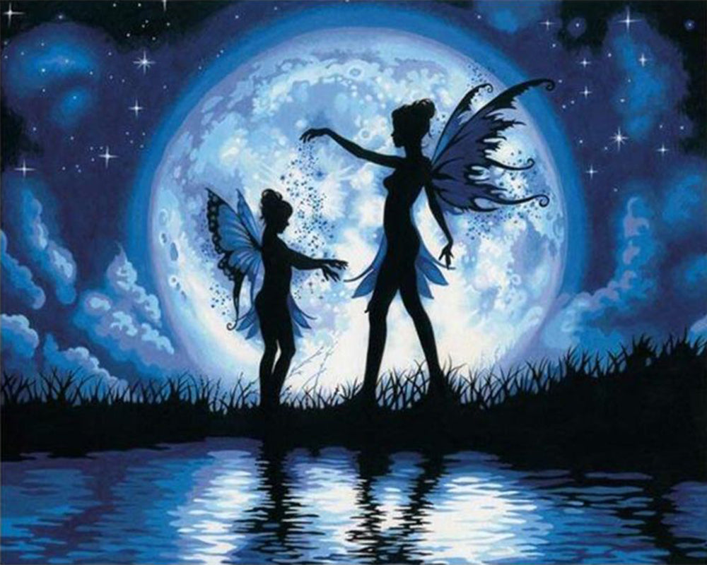Moonlit Fairy Dance - 40x50 cm paint by numbers kit