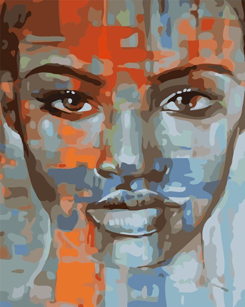 Abstract Face Art