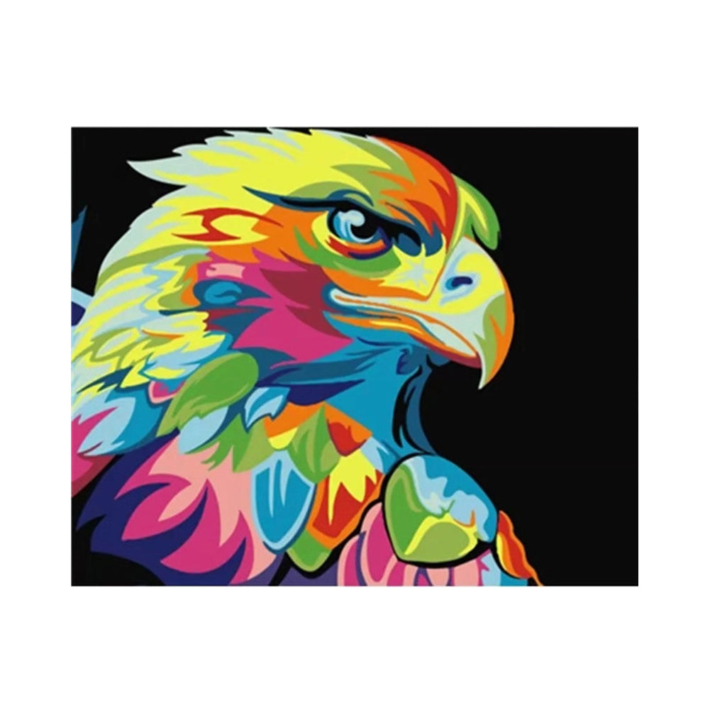 Vibrant Rainbow Eagle - 40x50 cm paint by numbers kit