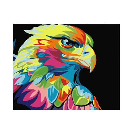 Vibrant Rainbow Eagle - 40x50 cm paint by numbers kit