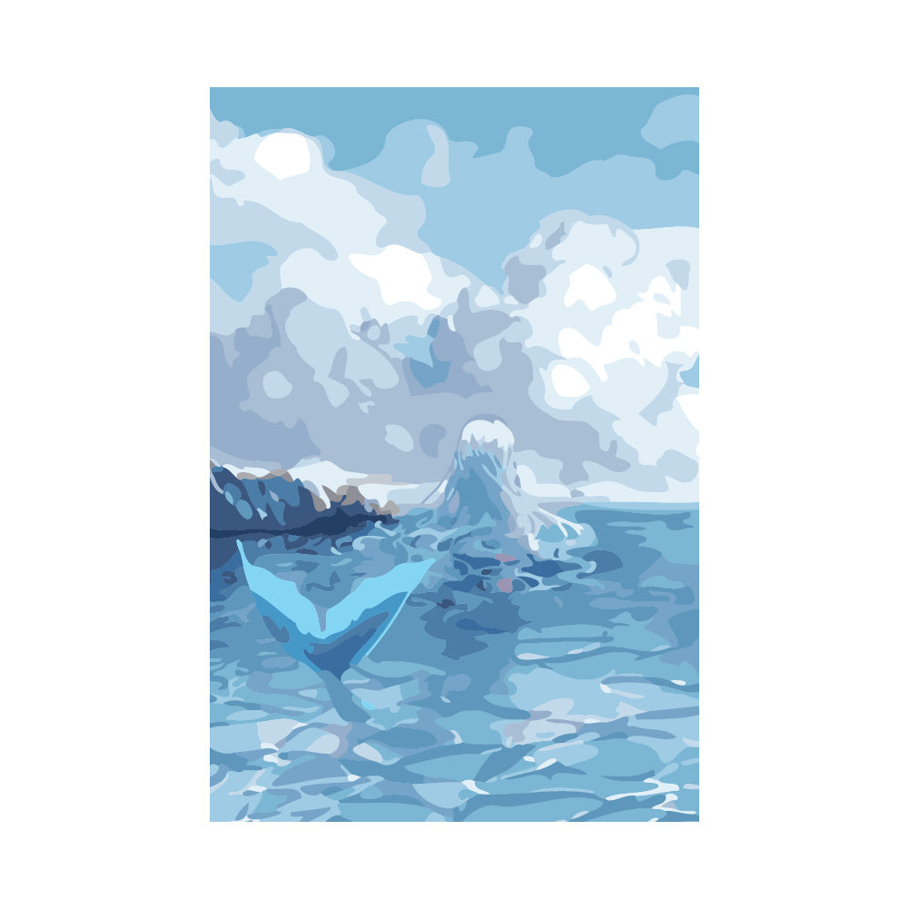 Blue Ocean Mermaid - 40x50 cm paint by numbers kit