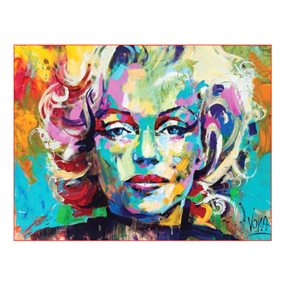 Vibrant Glamour Portrait - 40x50 cm paint by numbers kit