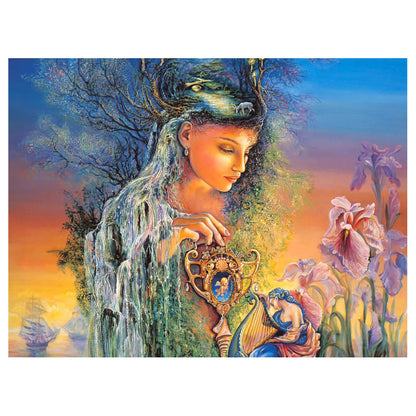 Enchanted Crystal Maiden - 40x50 cm paint by numbers kit