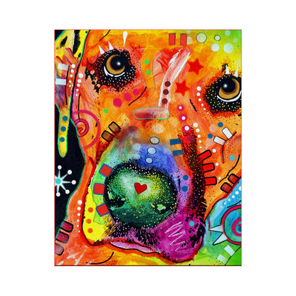 Pop Art Dog Face - 40x50 cm paint by numbers kit