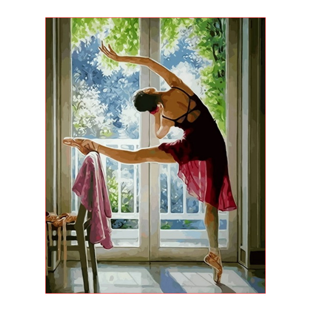 Sunlit Ballet Stretch - 40x50 cm paint by numbers kit