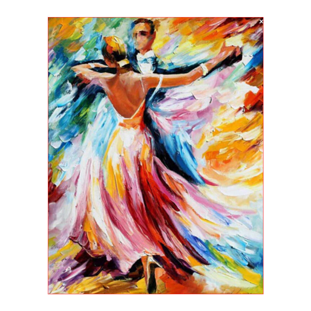 Colorful Ballroom Dance - 40x50 cm paint by numbers kit