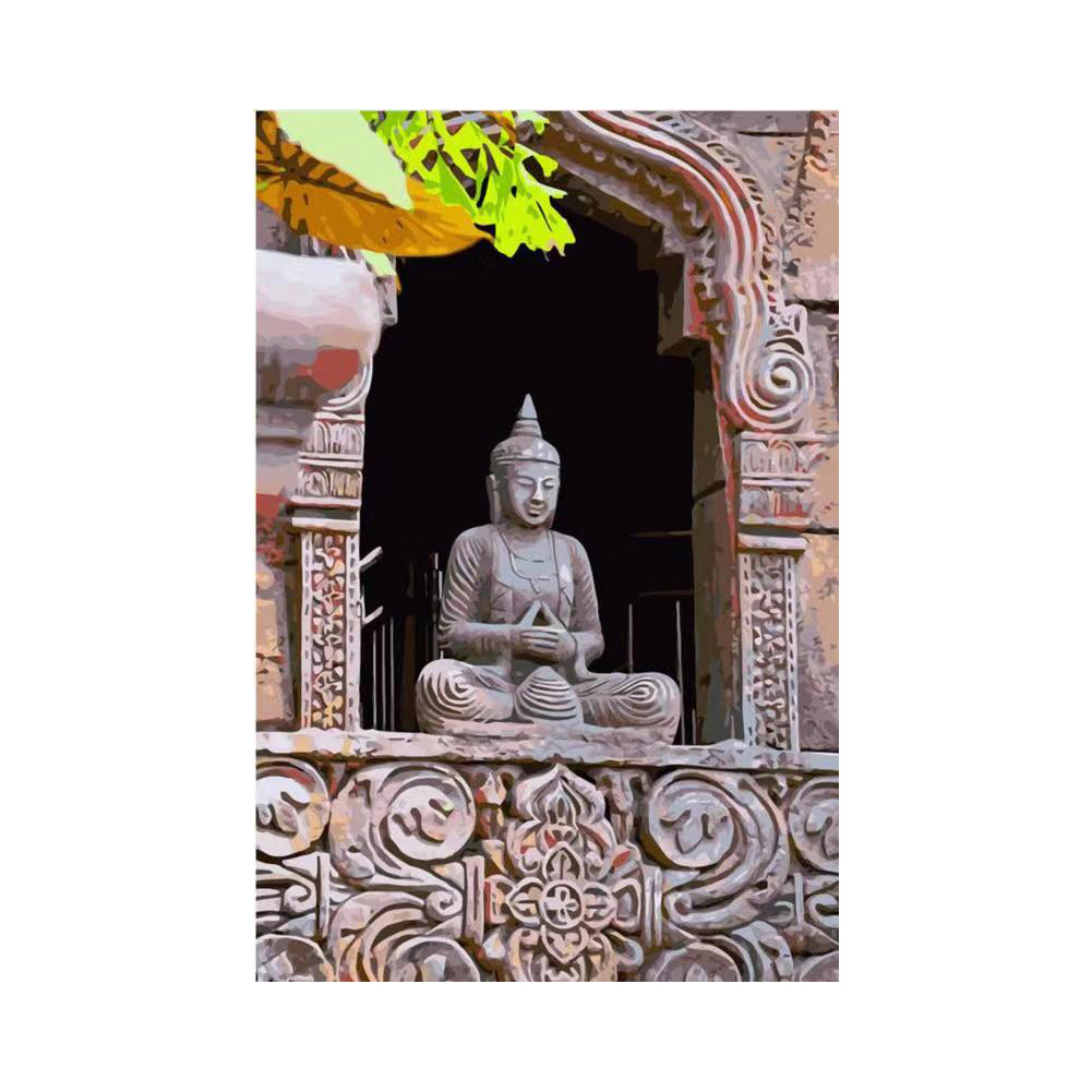 Temple Buddha Serenity - 40x50 cm paint by numbers kit