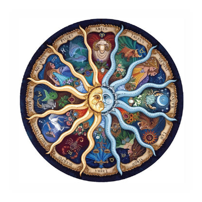 Sun and Moon Zodiac Wheel - 40x50 cm paint by numbers kit