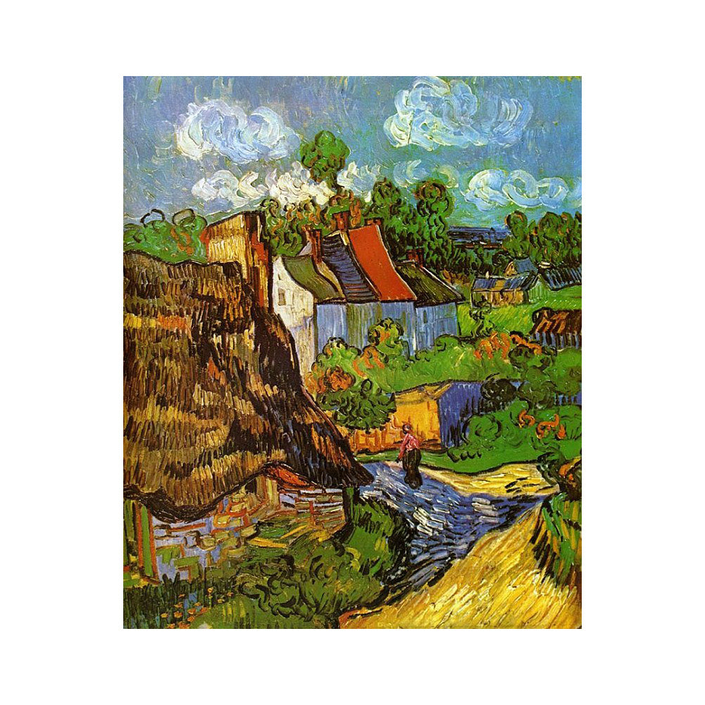 Village Houses Landscape - 40x50 cm paint by numbers kit