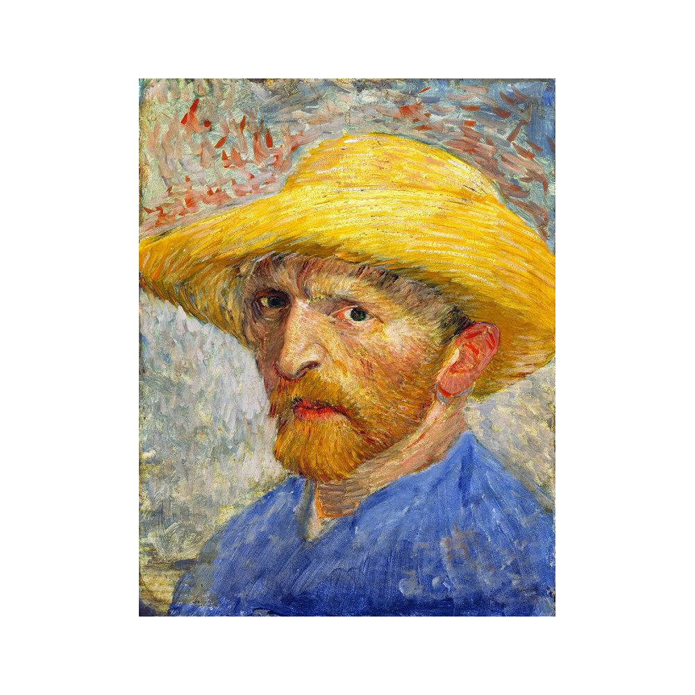 Portrait with Straw Hat - 40x50 cm paint by numbers kit