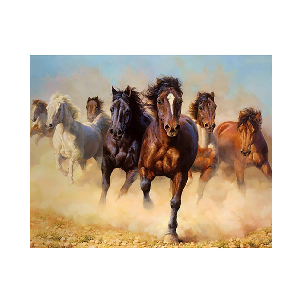 Wild Horses Running - 40x50 cm paint by numbers kit