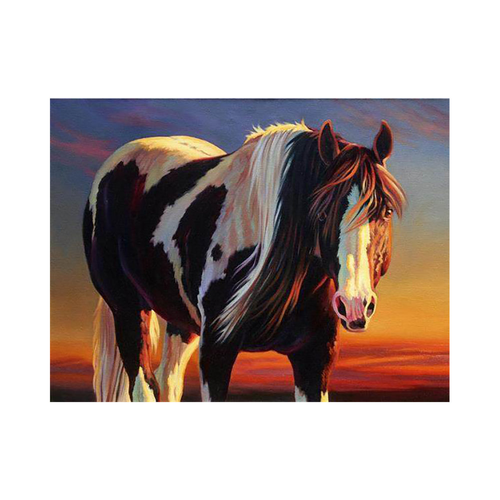 Paint Horse at Sunset - 40x50 cm paint by numbers kit