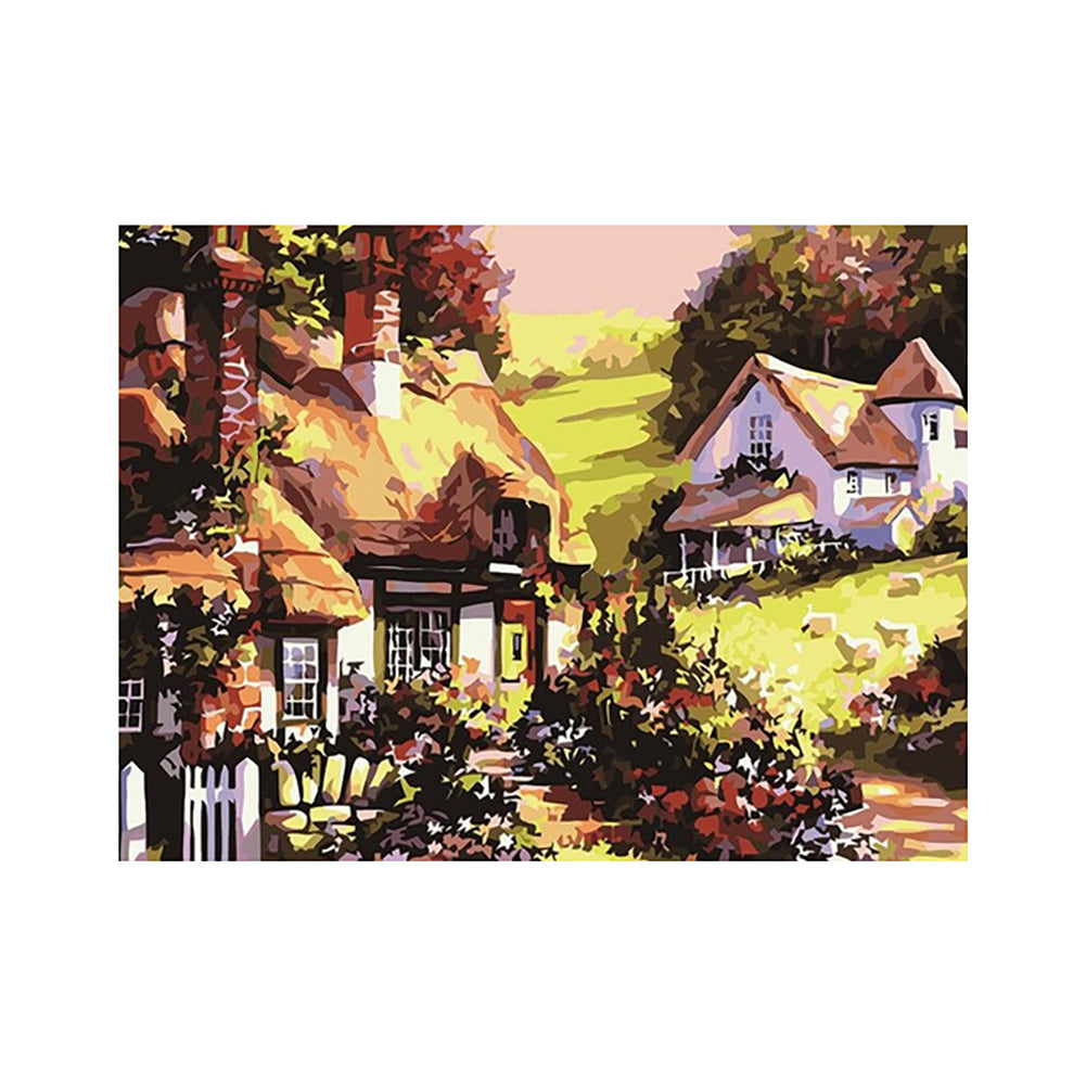 Sunny Cottage Countryside - 40x50 cm paint by numbers kit