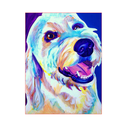 Radiant Happy Dog - 40x50 cm paint by numbers kit