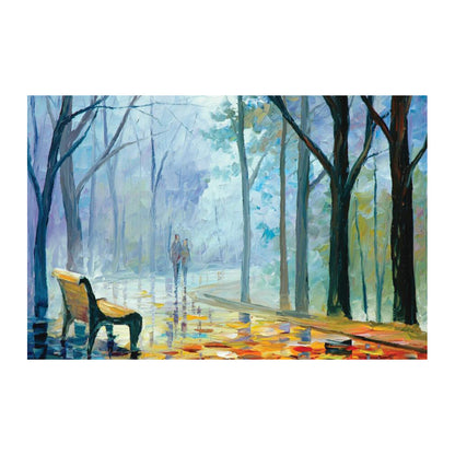 Rainy Park Solitude - 40x50 cm paint by numbers kit