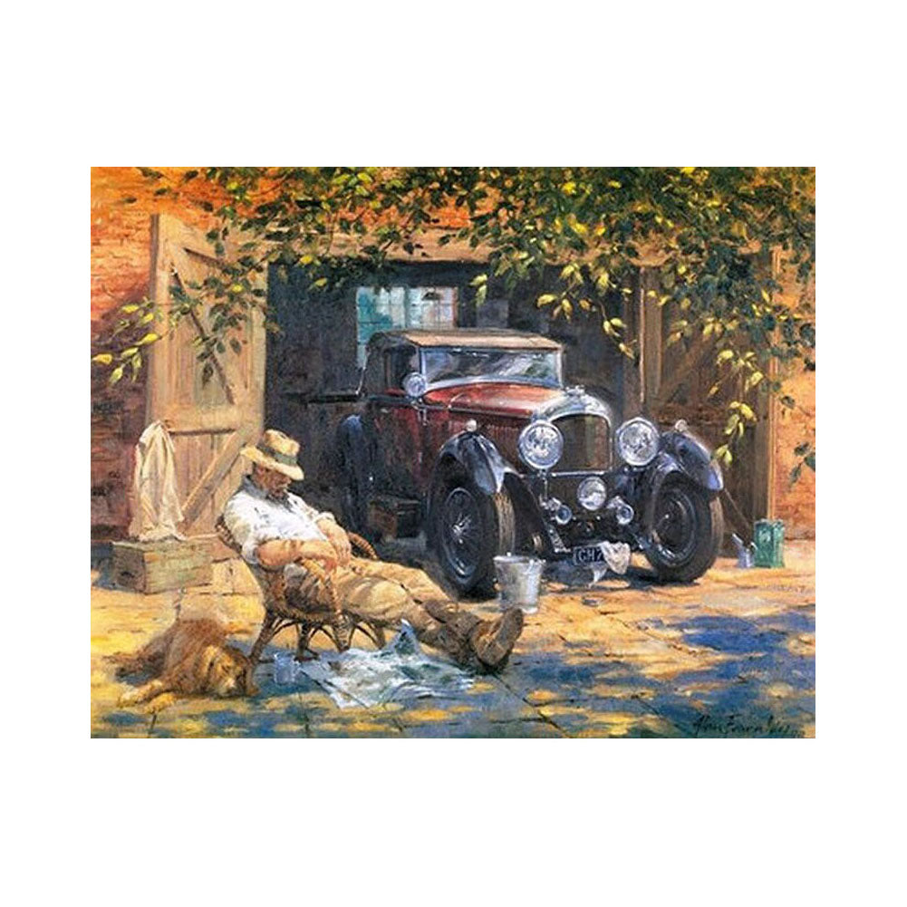 Vintage Garage Rest - 40x50 cm paint by numbers kit