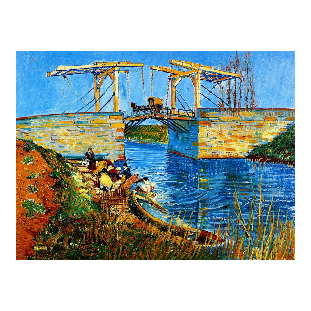 Bridge Over Blue Canal - 40x50 cm paint by numbers kit
