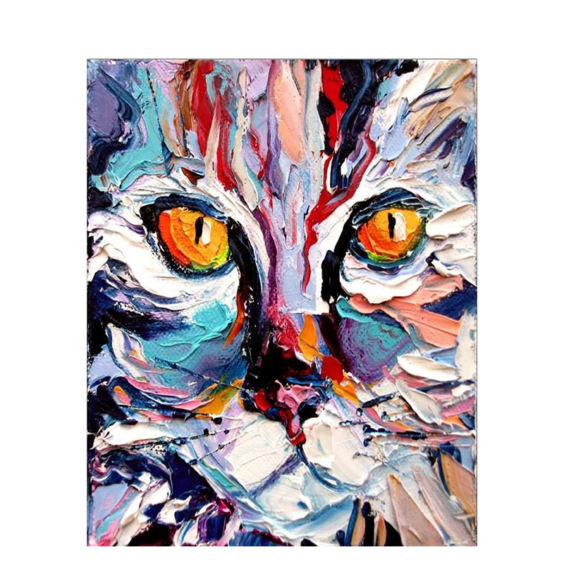Abstract Cat Eyes - 40x50 cm paint by numbers kit