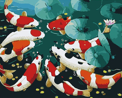 Golden Koi Pond