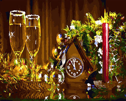 Midnight Celebration - 40x50 cm paint by numbers kit
