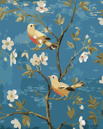 Blossom Branch Duet - 40x50 cm paint by numbers kit