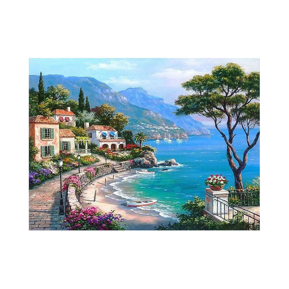 Mediterranean Coast - 40x50 cm paint by numbers kit