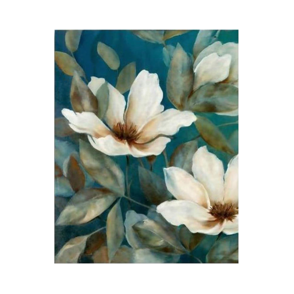 Teal Magnolia Garden - 40x50 cm paint by numbers kit