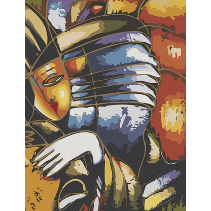 Elegant Woman in Hat - 40x50 cm paint by numbers kit