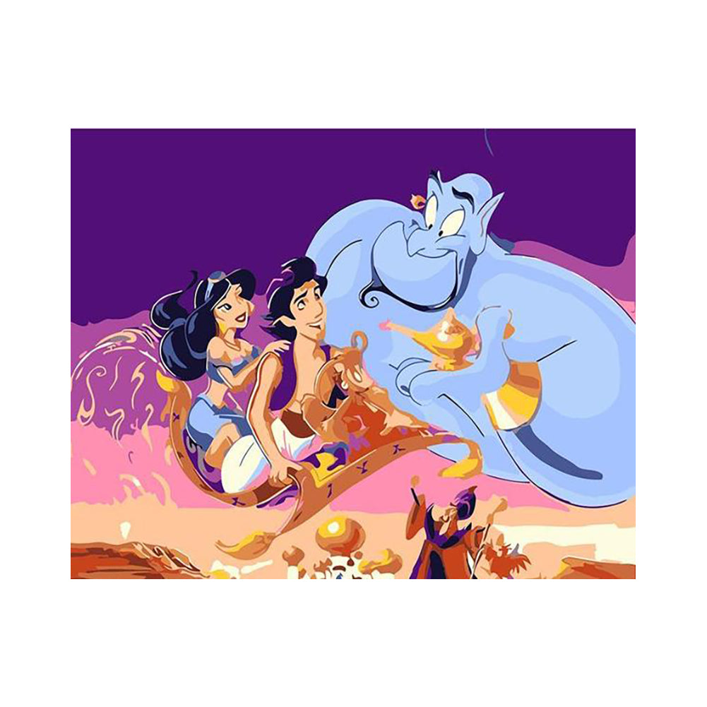 Magic Lamp Adventure - 40x50 cm paint by numbers kit