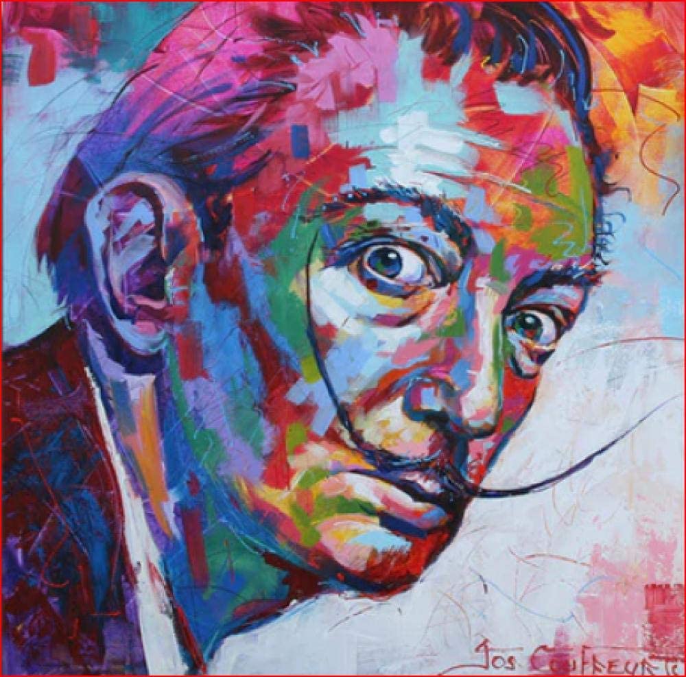 Colorful Surreal Portrait - 40x50 cm paint by numbers kit