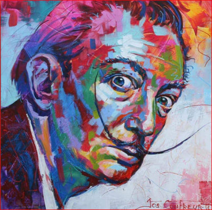Colorful Surreal Portrait - 40x50 cm paint by numbers kit