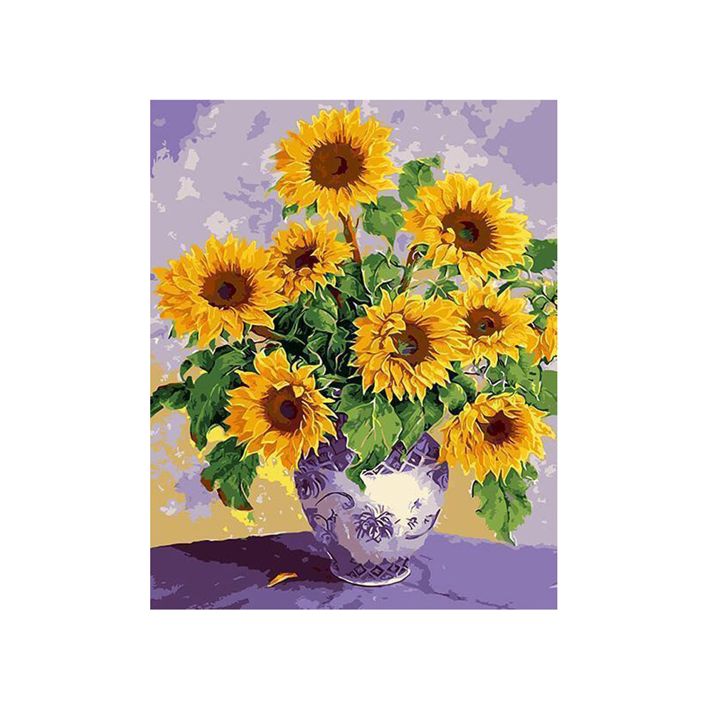 Golden Sunflower Bouquet - 40x50 cm paint by numbers kit