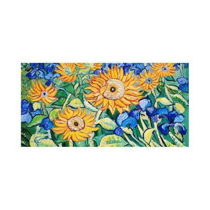 Sunflowers and Blue Irises - 40x50 cm paint by numbers kit