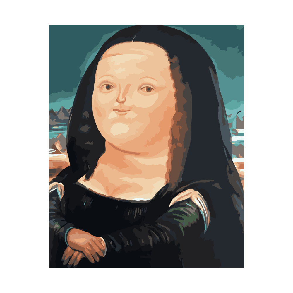 Classic Renaissance Lady Portrait - 40x50 cm paint by numbers kit