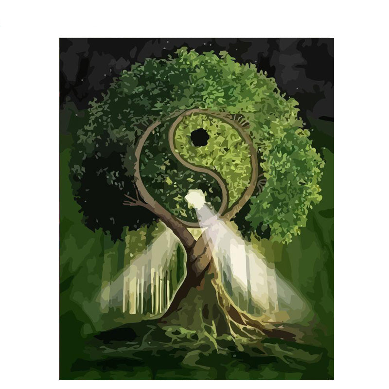 Yin Yang Tree of Life - 40x50 cm paint by numbers kit